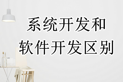 軟件開發(fā)和系統(tǒng)開發(fā)有什么區(qū)別