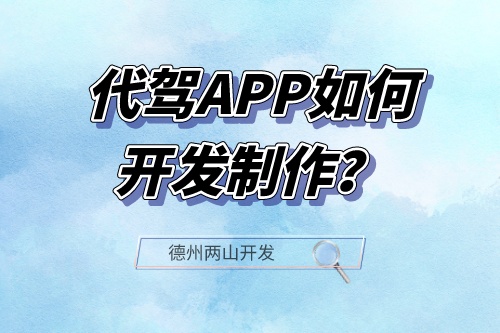 代駕APP如何開發(fā)制作？